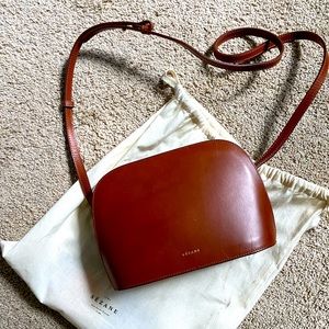 Sézane Heritage Victor Bag in Smooth Chocolate [Like New]